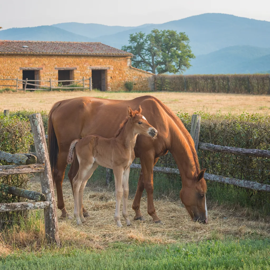 Élevage de chevaux, Atout Crin, Luzinay