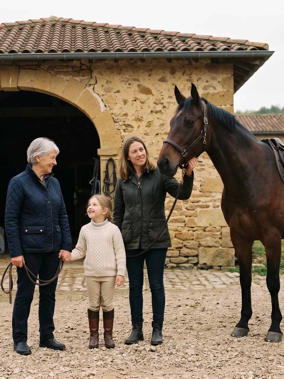 L'équipe, Atout Crin, centre équestre à Luzinay
