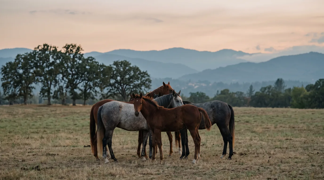Chevaux en liberté, Atout Crin, Isère
